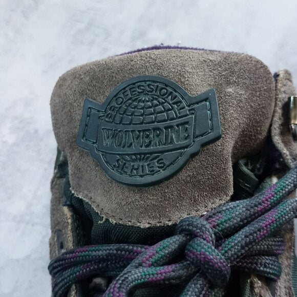Vintage 90s Professional Wolverine Series Leather Hiker Boots