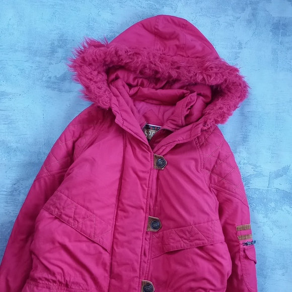VINTAGE 90s ISPO Winter Red Parka UNISEX