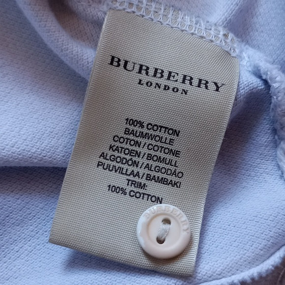 Burberry London Men's Striped Polo T-Shirt