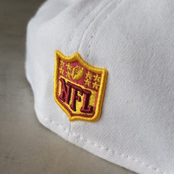NWOT Washington Commanders New Era Pola 39THIRTY Flex Hat - White UNISEX