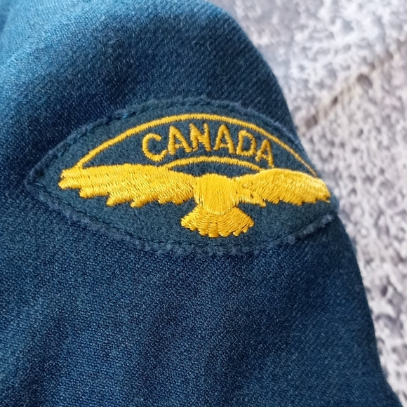 VINTAGE 1990s Canadian Canada Air Force Wool Suit