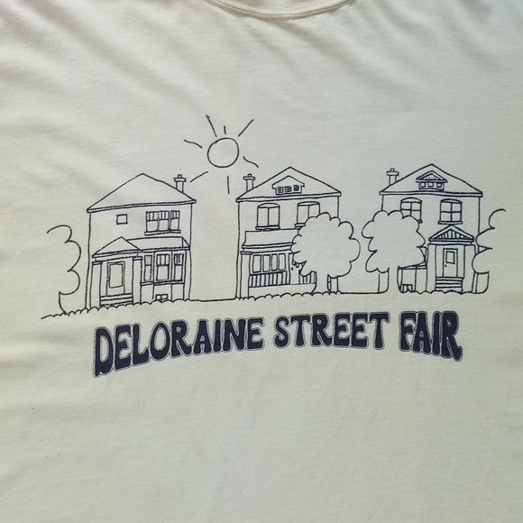 Vintage 90s DELORAINE STREET FAIR Non-Fiction Single Stitch T-Shirt