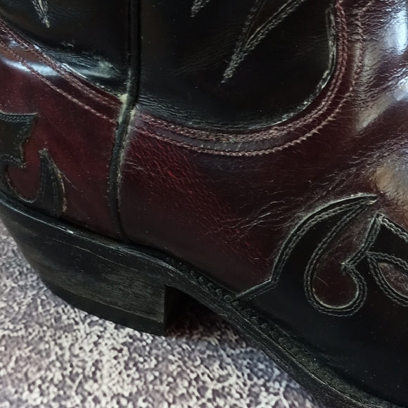 Vintage Tom Houston Cowboy Boots Vintage Mexico 102004 1341 9 E UNISEX