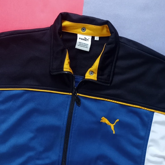 Vintage 90s PUMA Big Logo Track Style Jacket Unisex