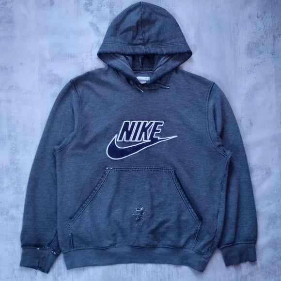 Vintage Y2K Nike Logo Distressed Essential Pullover Hoodie