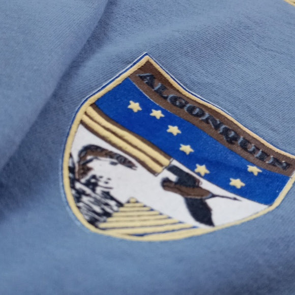 Vintage 90s Algonquin The Last Frontier Bear Graphic Crewneck Sweater SEARS