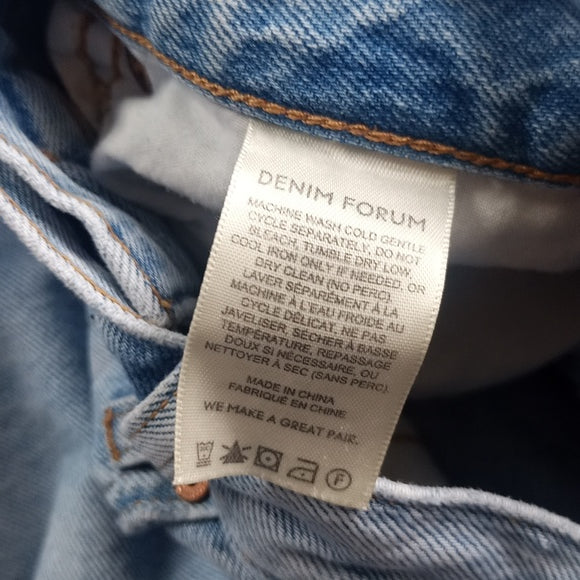DENIM FORUM The Claudia High Rise Baggy 28L Women's Jeans