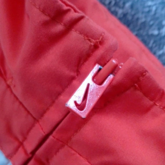 Nike Kids Red and Gray Windbreaker Jacket