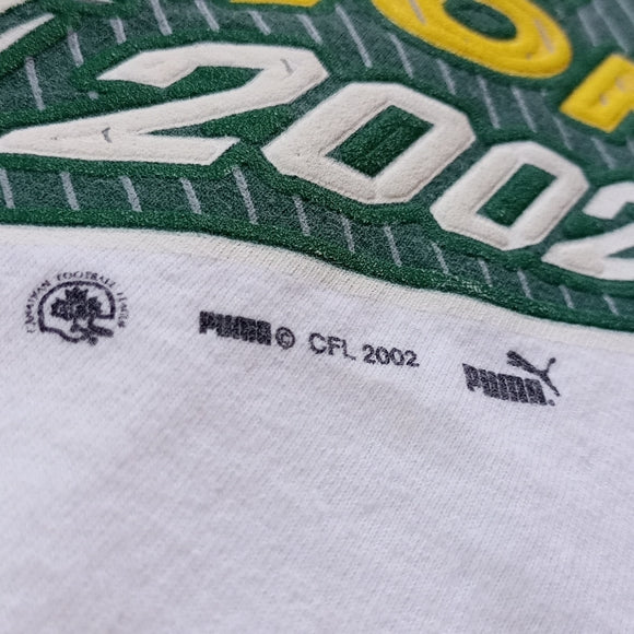 Vintage 2002 PUMA CFL 90th Grey Cup Edmonton Long Sleeve Shirt UNISEX