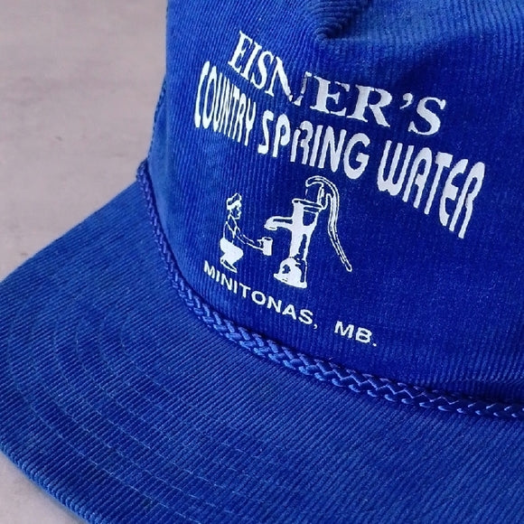 Vintage 80s Eisner's Country Water Spring Mintonas, MB Trucker Hat