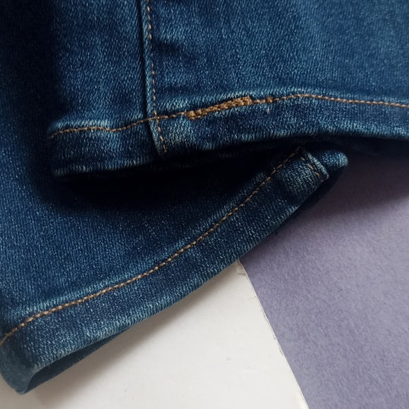 Denim Forum The Nico Rise Skinny Crop Denim Jeans UHS10-6113A-38
