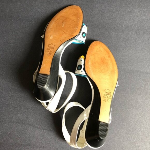 Vintage Yves Saint Laurent Boho Leather Flats