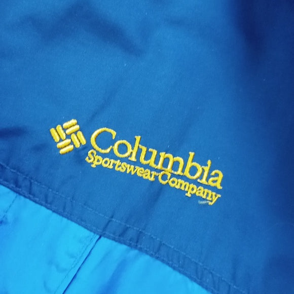 Vintage 90s Columbia Blue Essential Winter Jacket Colour Block