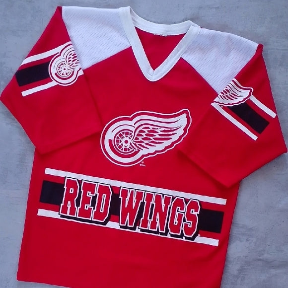 VINTAGE 90s NHL Detroit Red Wings Jersey UNISEX TEAM GLASGOW