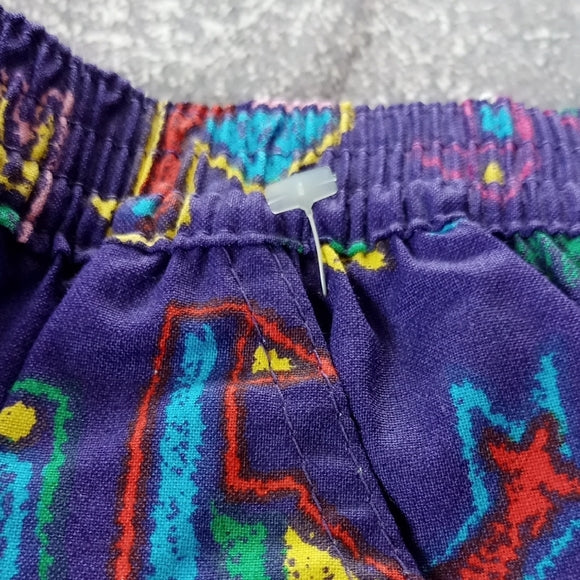 VINTAGE 90s OSHKOSH B'GOSH Purple Animal Print Shorts
