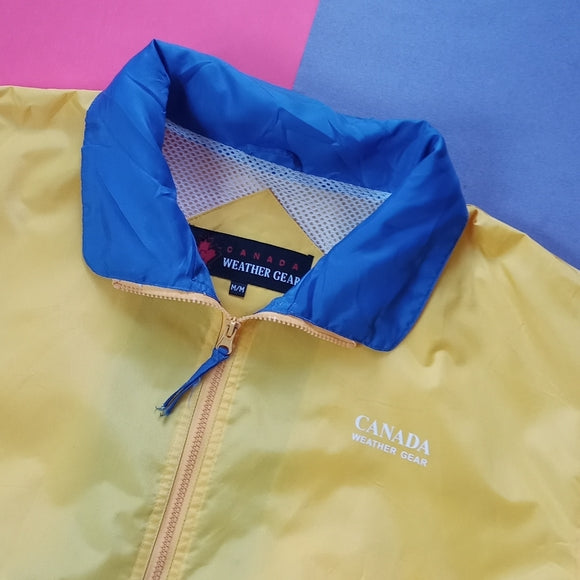 Vintage 90s Canada Weather Gear Windbreaker Jacket Unisex