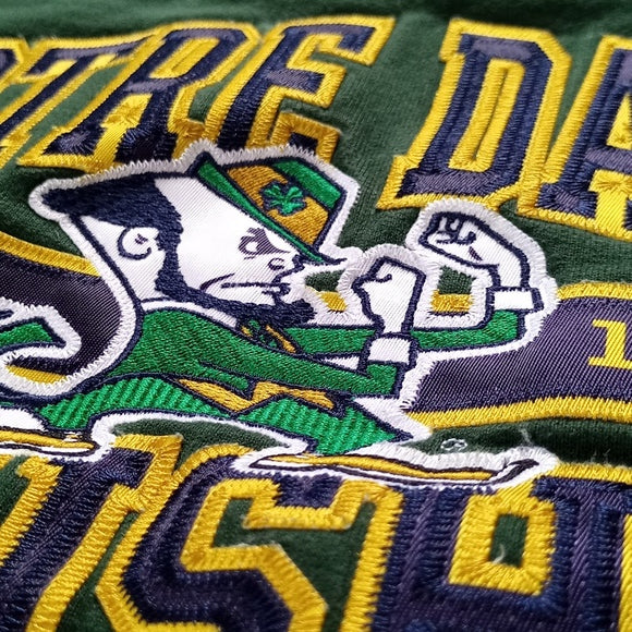 Notre Dame Fighting Irish Embroidered Crewneck Sweater