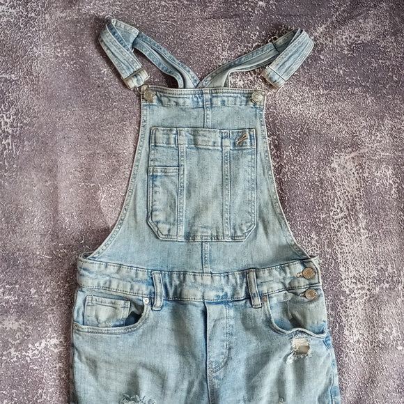 Garage Denim Overalls Ripped Style