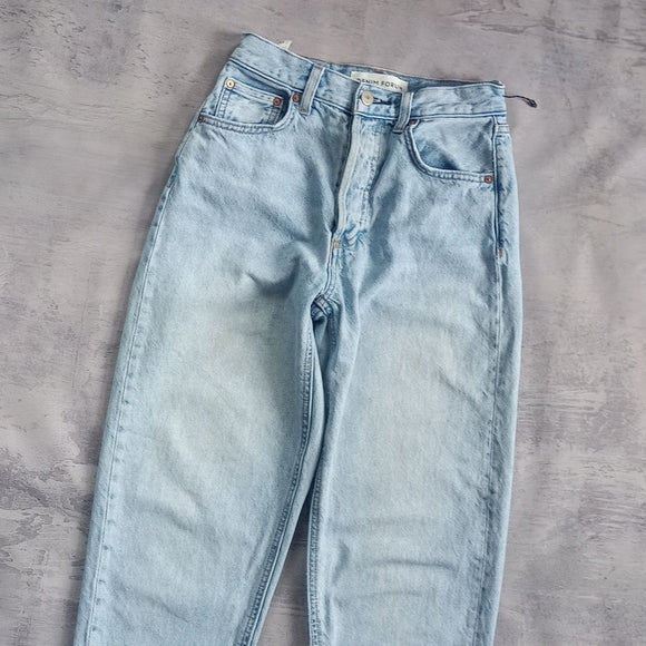 DENIM FORUM The Claudia High Rise Baggy 28L Women's Jeans