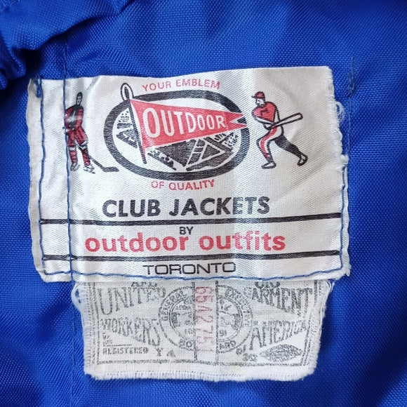 Vintage Exclusive Canadian Legion Striped Sports Jacket