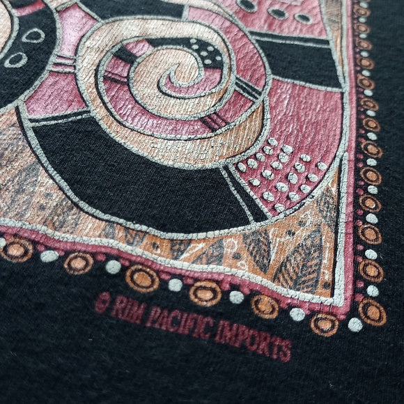 Vintage 90s Tree Goannas Australia Rim Pacific Imports Single Stitch T-Shirt