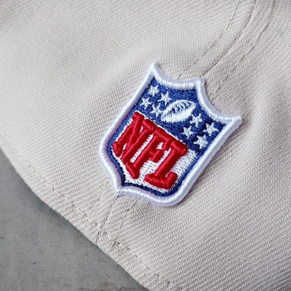 NWOT New Era Cream/Blue Detroit Lions 2023 Sideline Historic 39THIRTY Flex Hat