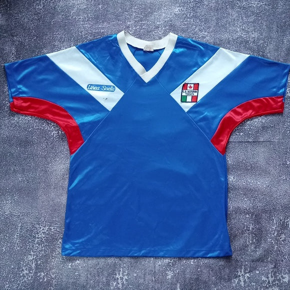 Vintage 90s C.S. AZZURRI TORONTO Soccer Jersey Linea-Snella #3