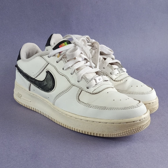 Nike Air Force 1 Low Removable Swoosh White Green Strike (GS) NIKE AR7446-100