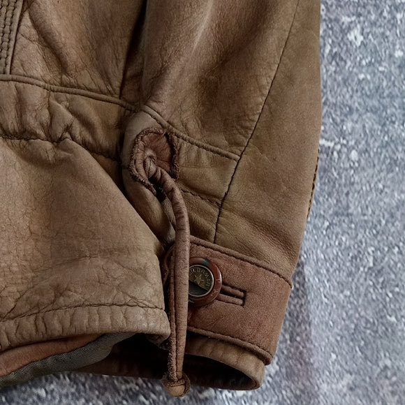 Vintage 90s Leather Biuer Man Leather Jacket UNISEX