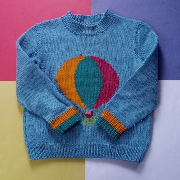 Vintage Handmade Hot Weather Balloon Sweater Jacket