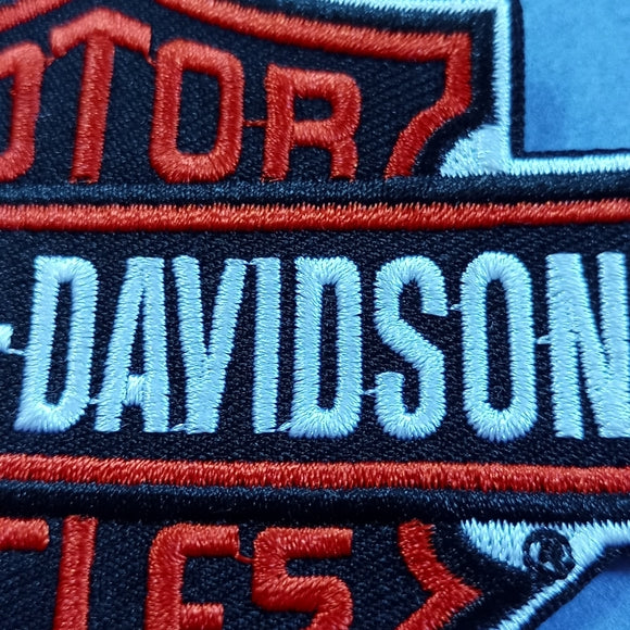 Harley-Davidson Motor Cycles Iron On Patch