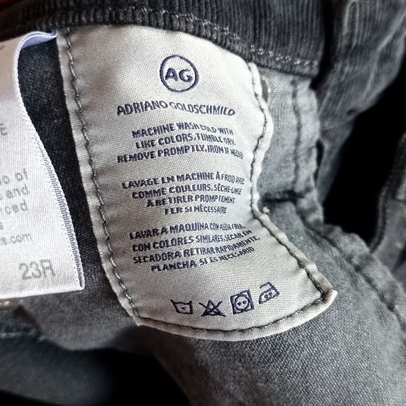 AG MARI high-rise straight Corduroy Pant