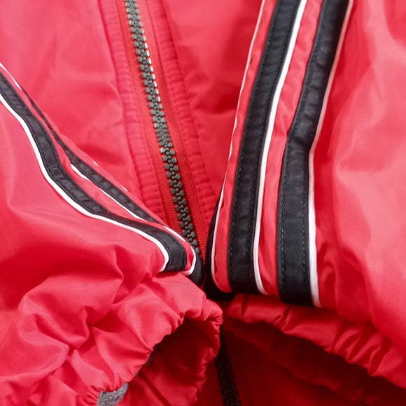 Vintage 90s Adidas Stripes RED/Yellow Essential Winter Jacket UNISEX