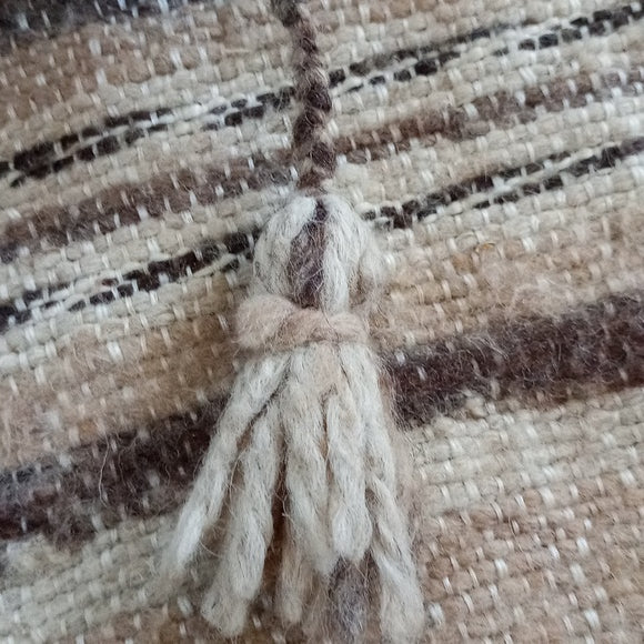 Vintage Handmade Wool Hood PONCHO UNISEX