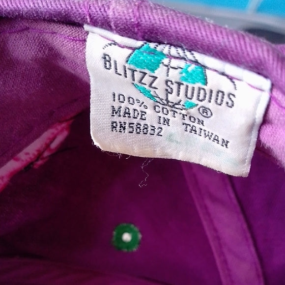 Vintage 1993 Pink Panther Embroidered Snap Back Hat