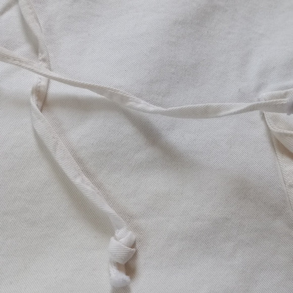 Vintage 90s Canvas Style Cargo Pockets Jean Shorts