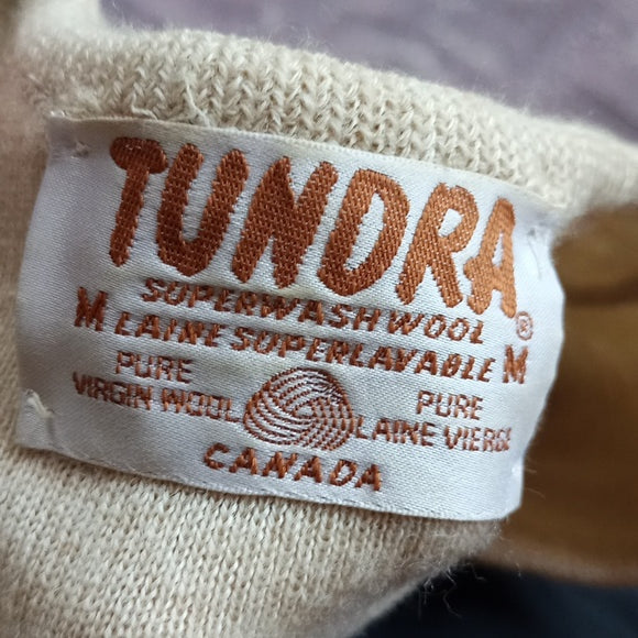 Vintage 90s TUNDRA 100% Wool V-Neck Sweater
