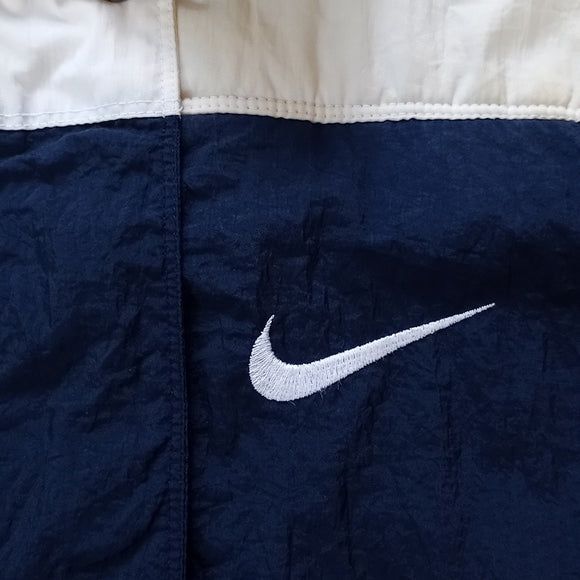 Vintage 90s Nike Essential Puffer Vest Blue/White