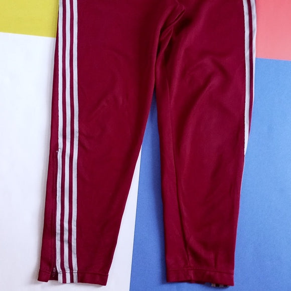 Vintage 1960s Adidas Essential Track Pants Unisex Maroon