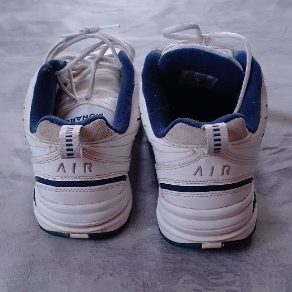 Nike Air Monarch IV Men's White and Navy Sneakers