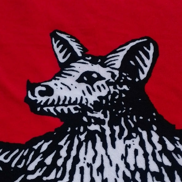 Bacardi Red and Black Bat Tapestry TOWEL PICNIC