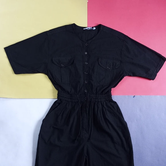 Vintage 90s 2DYE4 One Piece Shirt/Short Combo Jumpsuit/Romper