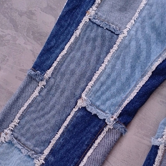 Vintage 90s Zana di Patchwork Denim Jeans