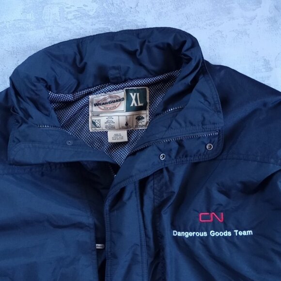 Vintage CN RAIL DANGEROUS GOODS TEAM Winter Thinsulate Jacket