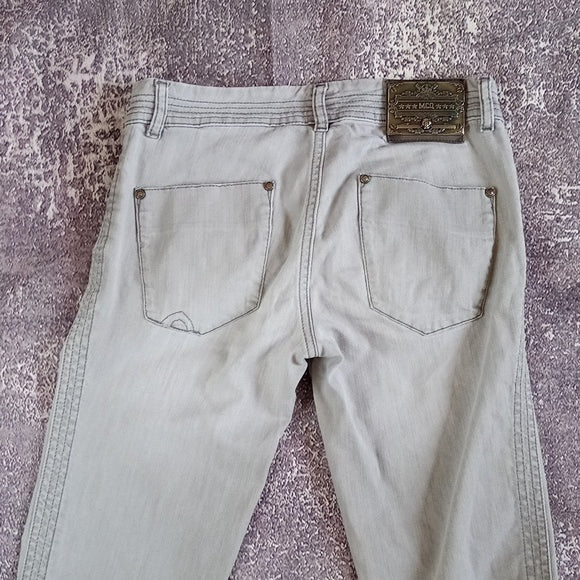 Alexander McQueen Denim Grey Jeans distributed by SINV