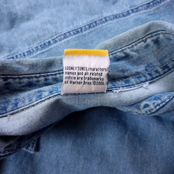 Vintage 2000 Women's Looney Tunes Tweety Bird Denim