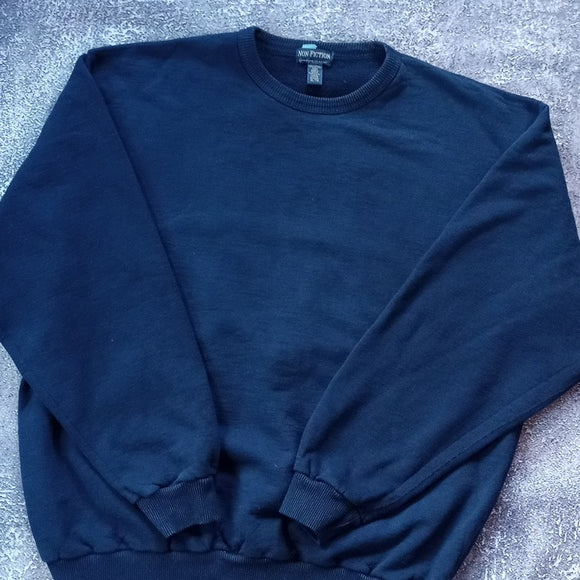 Vintage 90s Blank Essential Non-Fiction Crewneck Sweater