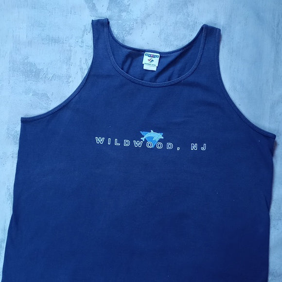 VINTAGE Dolphin Wildwood, NJ Muscle Shirt