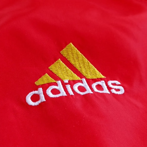 Vintage 90s Adidas Stripes RED/Yellow Essential Winter Jacket UNISEX