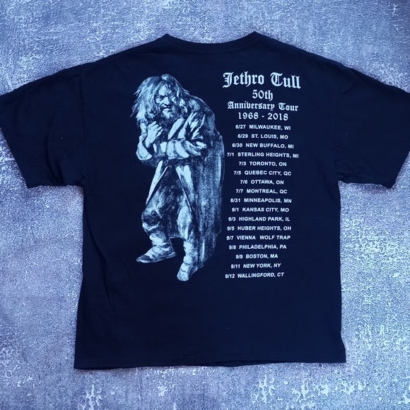 Jethro Tull 50th Anniversary Tour North American 2018 Ian Anderson T-Shirt